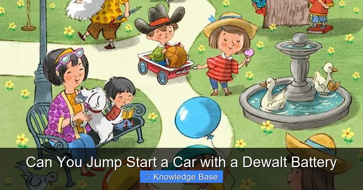 Can You Jump Start a Car with a Dewalt Battery