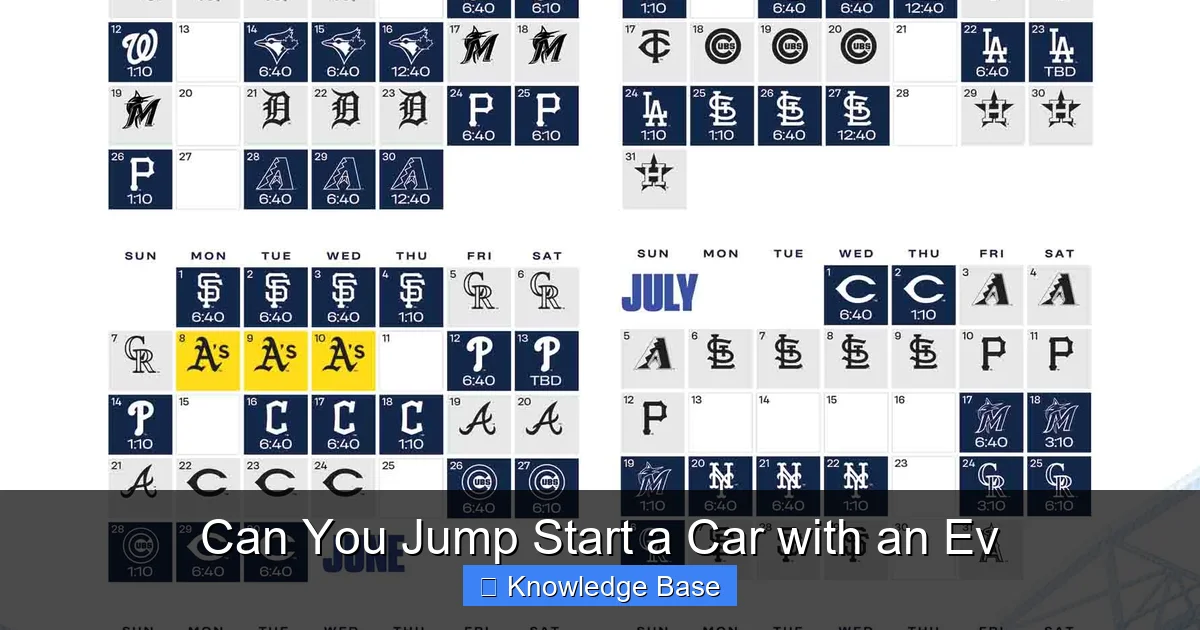Can You Jump Start a Car with an Ev