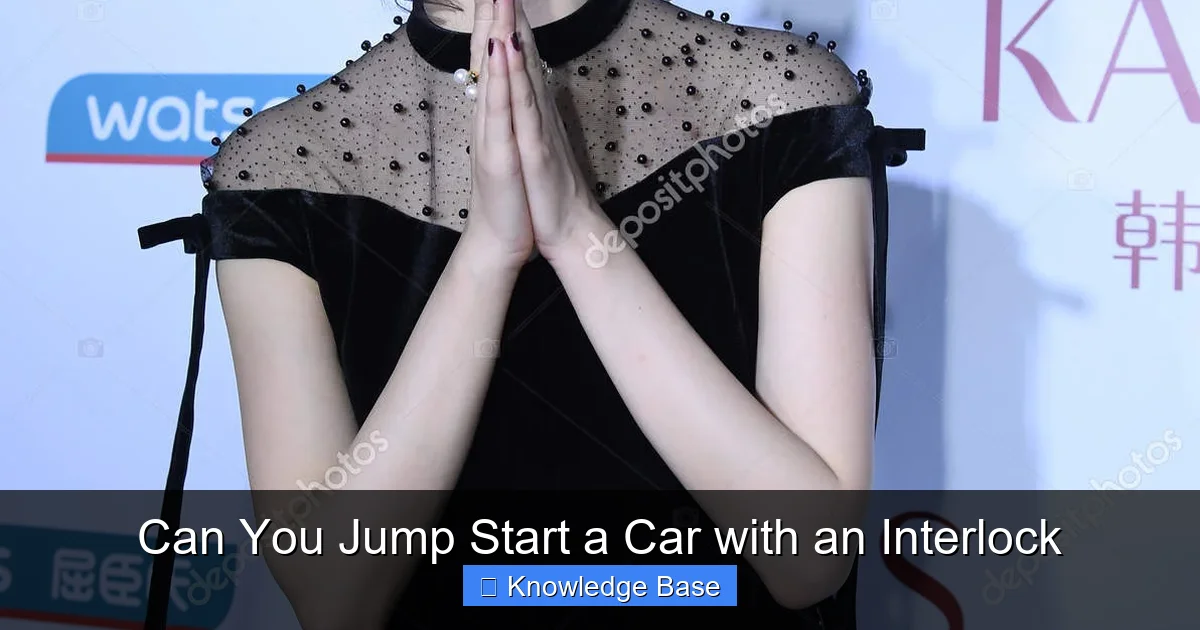 Can You Jump Start a Car with an Interlock