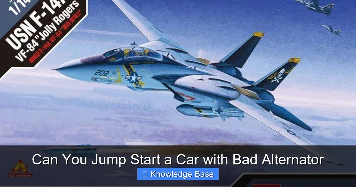 Can You Jump Start a Car with Bad Alternator