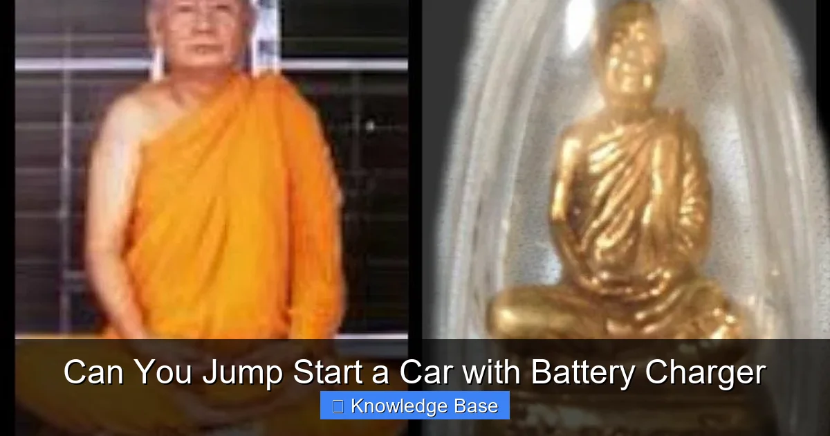 Can You Jump Start a Car with Battery Charger