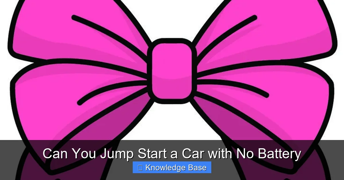 Can You Jump Start a Car with No Battery