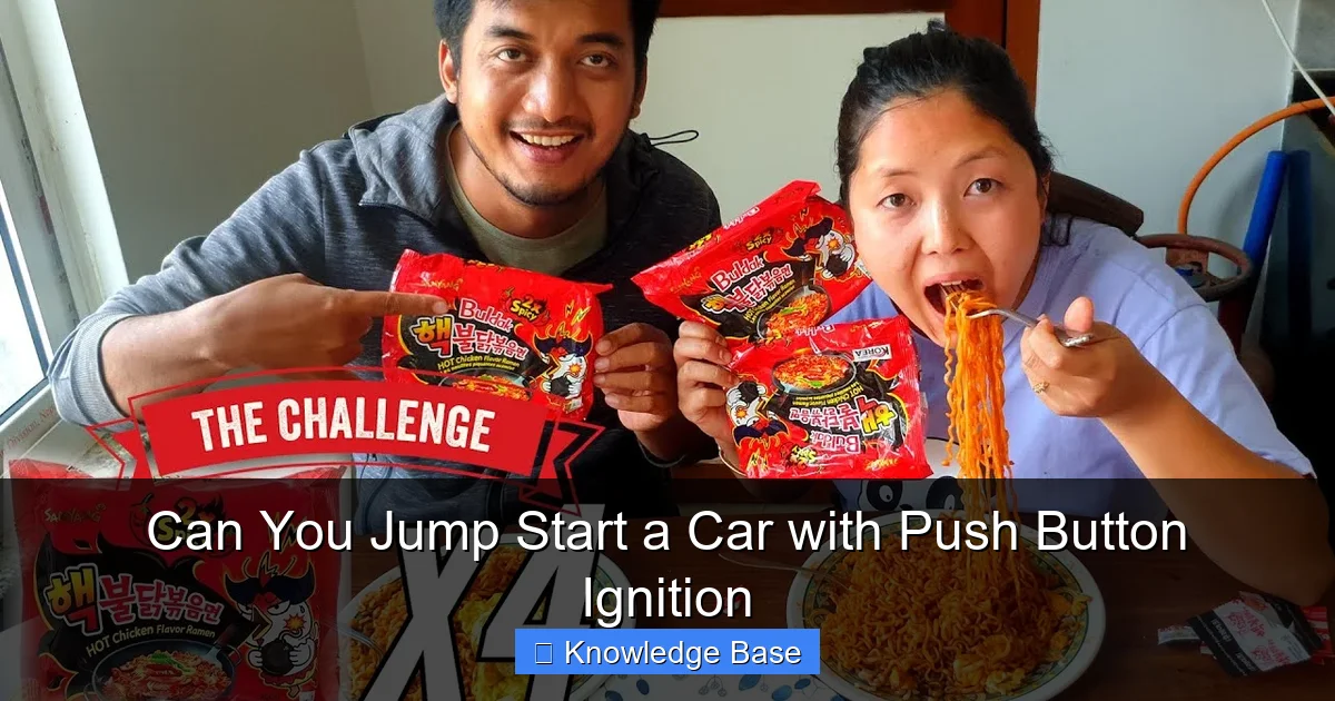 Can You Jump Start a Car with Push Button Ignition