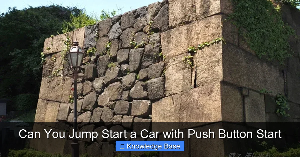 Can You Jump Start a Car with Push Button Start