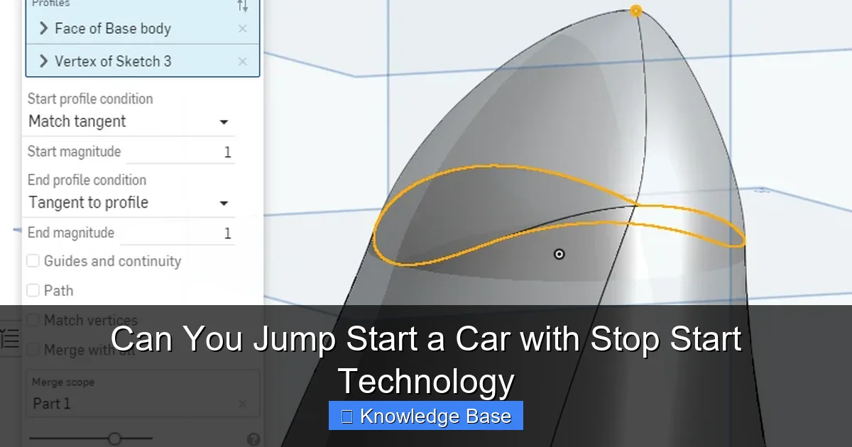Can You Jump Start a Car with Stop Start Technology