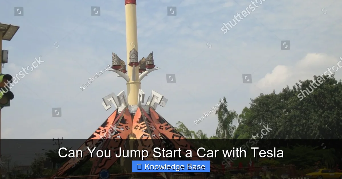 Can You Jump Start a Car with Tesla