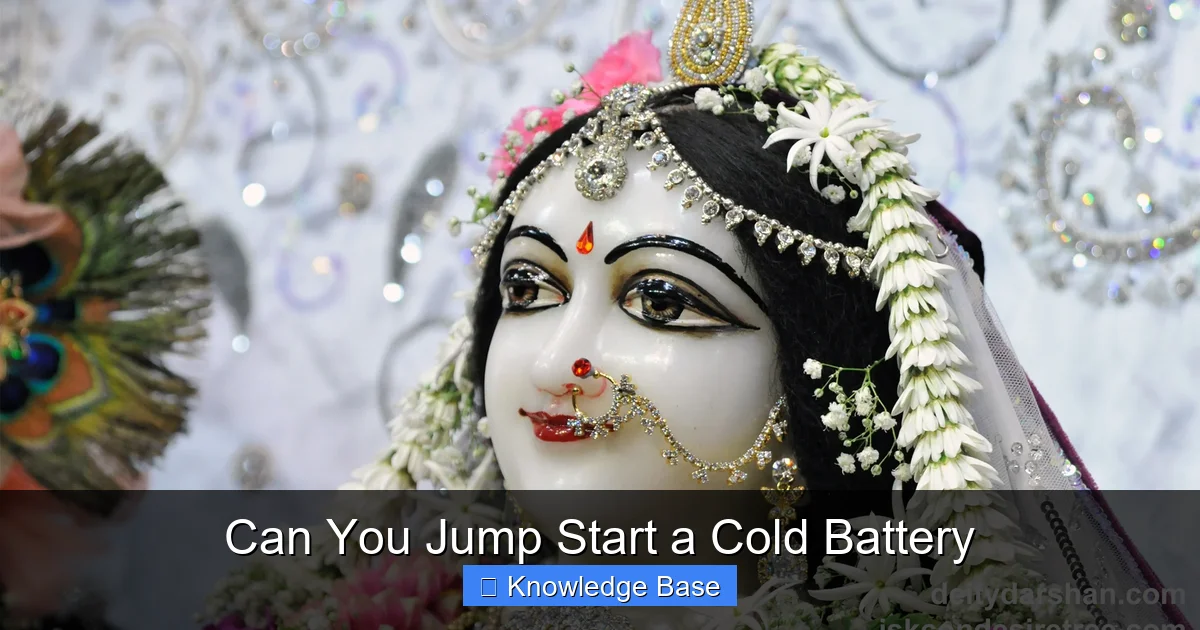 Can You Jump Start a Cold Battery