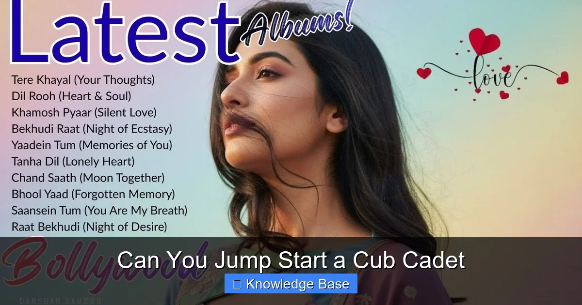 Can You Jump Start a Cub Cadet