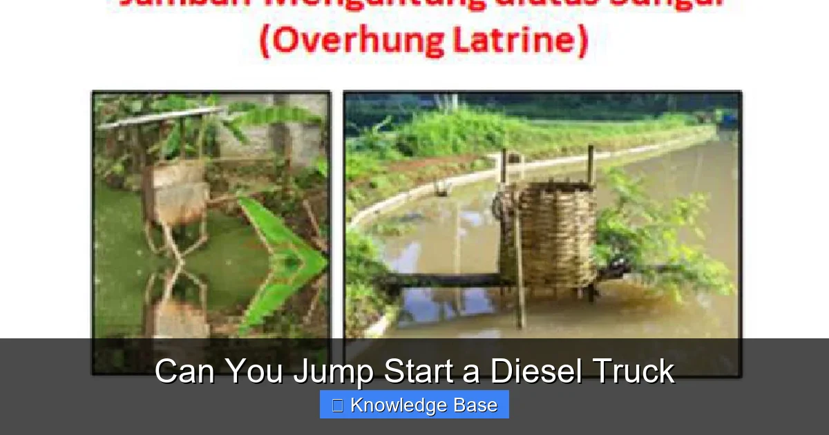 Can You Jump Start a Diesel Truck
