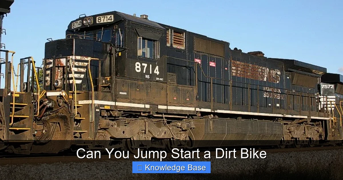 Can You Jump Start a Dirt Bike