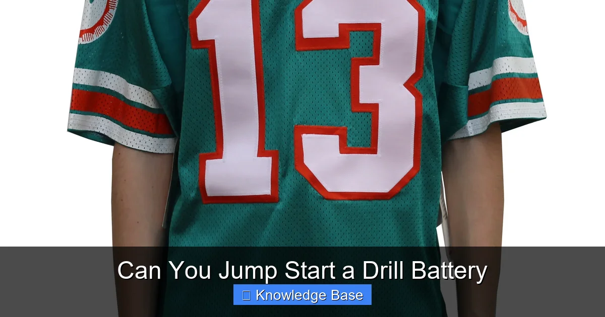 Can You Jump Start a Drill Battery