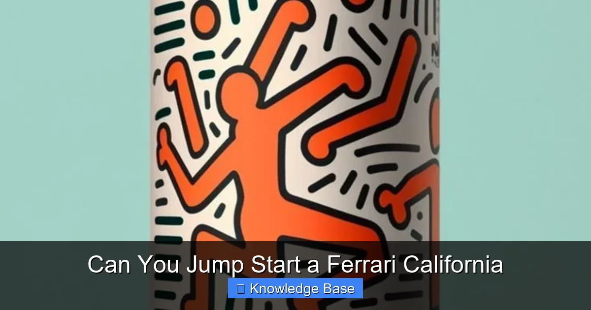 Can You Jump Start a Ferrari California