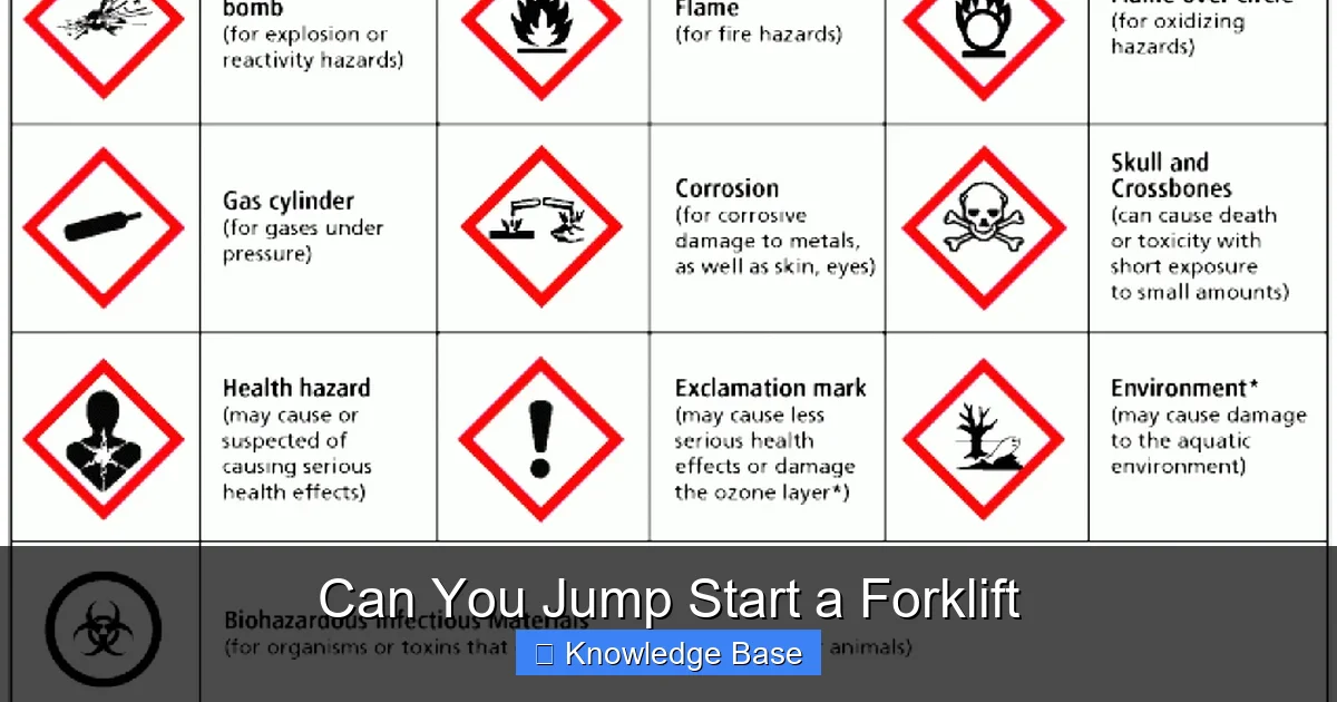 Can You Jump Start a Forklift