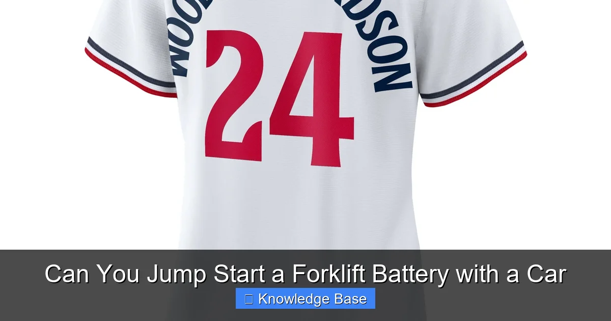 Can You Jump Start a Forklift Battery with a Car