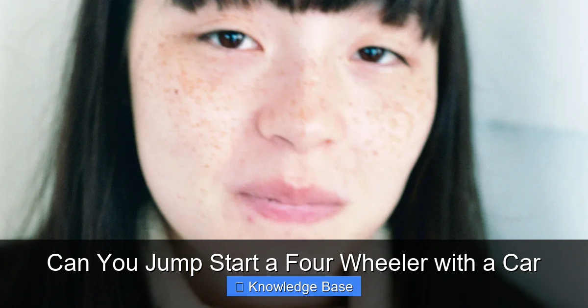 Can You Jump Start a Four Wheeler with a Car