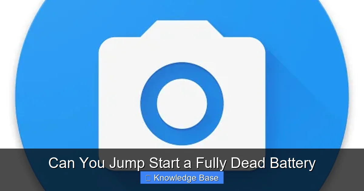Can You Jump Start a Fully Dead Battery
