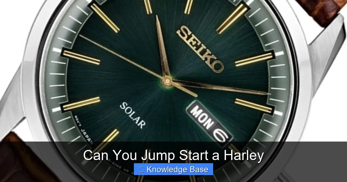 Can You Jump Start a Harley