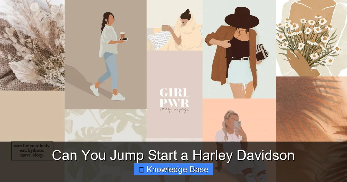 Can You Jump Start a Harley Davidson