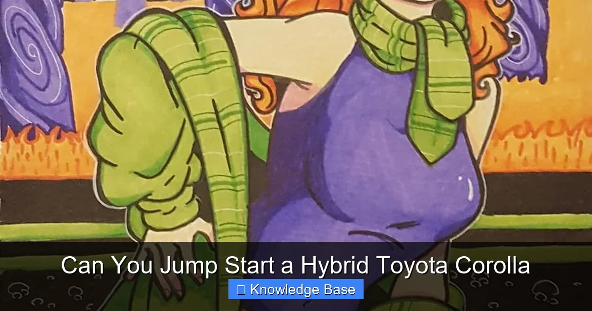Can You Jump Start a Hybrid Toyota Corolla