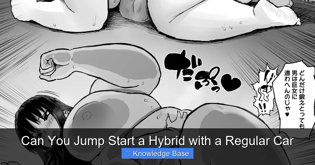 Can You Jump Start a Hybrid with a Regular Car