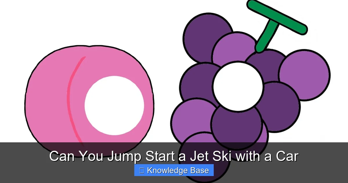 Can You Jump Start a Jet Ski with a Car