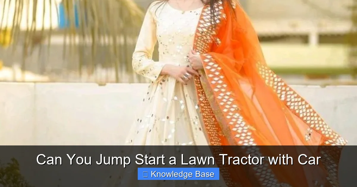 Can You Jump Start a Lawn Tractor with Car