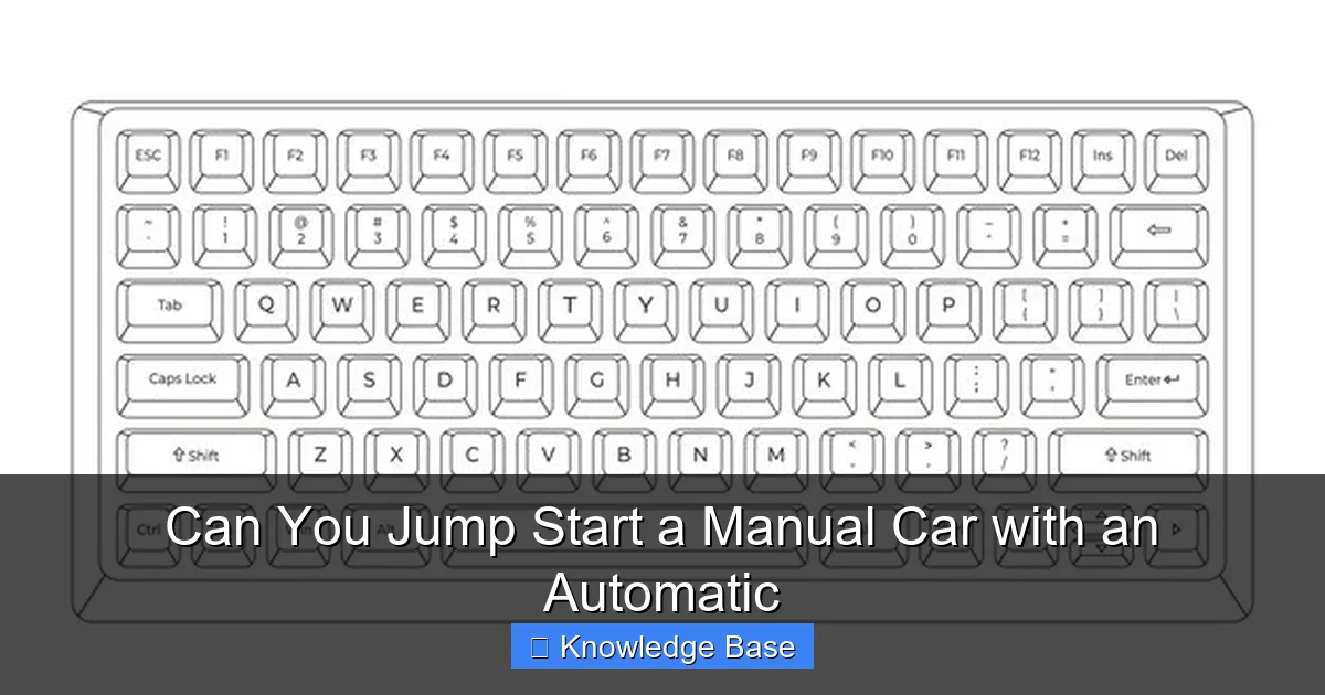 Can You Jump Start a Manual Car with an Automatic