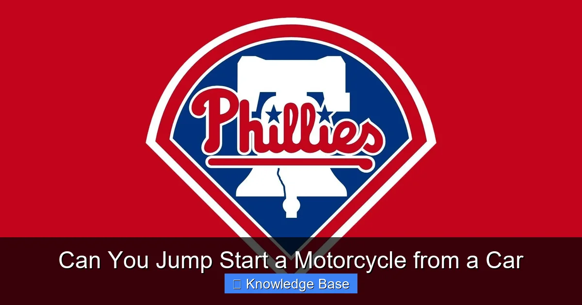 Can You Jump Start a Motorcycle from a Car