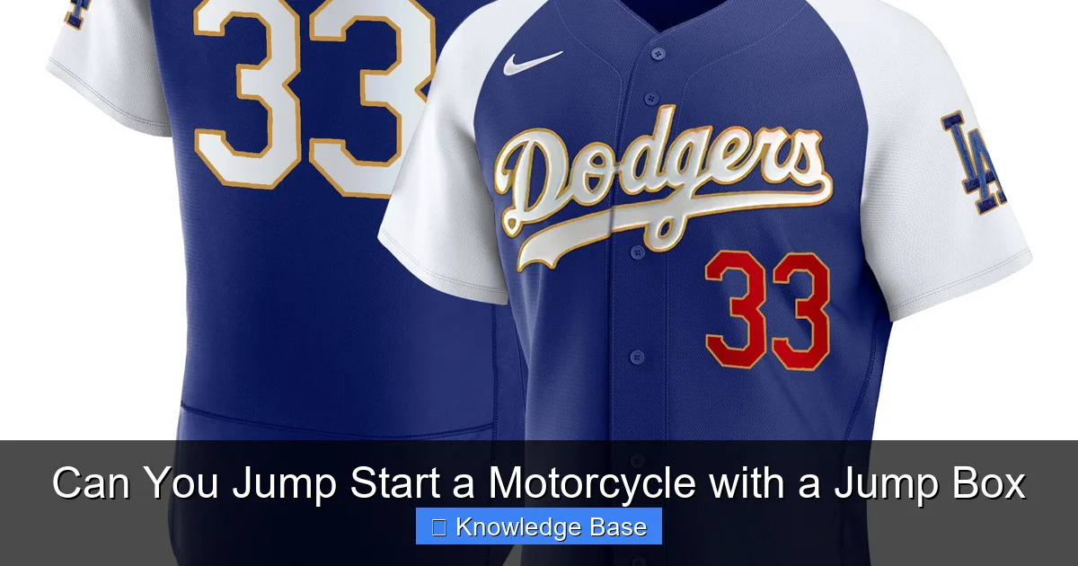 Can You Jump Start a Motorcycle with a Jump Box