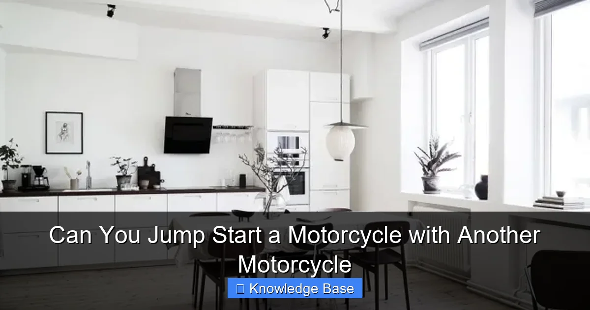 Can You Jump Start a Motorcycle with Another Motorcycle