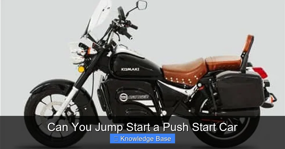 Can You Jump Start a Push Start Car