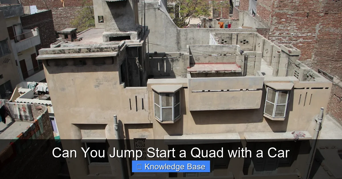 Can You Jump Start a Quad with a Car