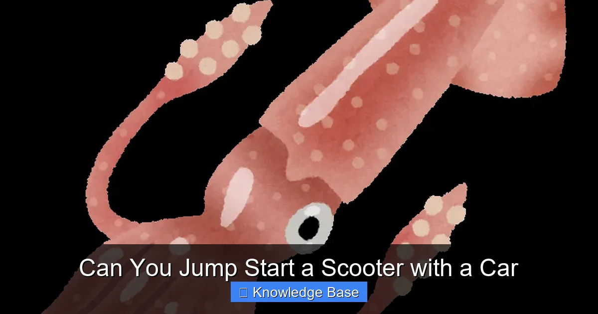 Can You Jump Start a Scooter with a Car