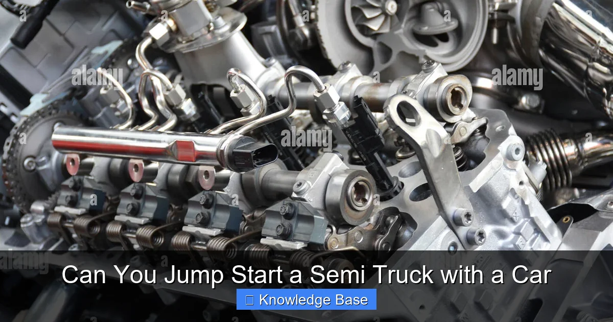 Can You Jump Start a Semi Truck with a Car