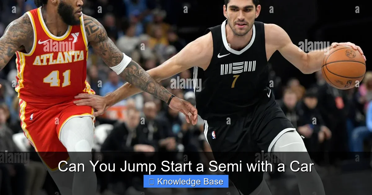 Can You Jump Start a Semi with a Car