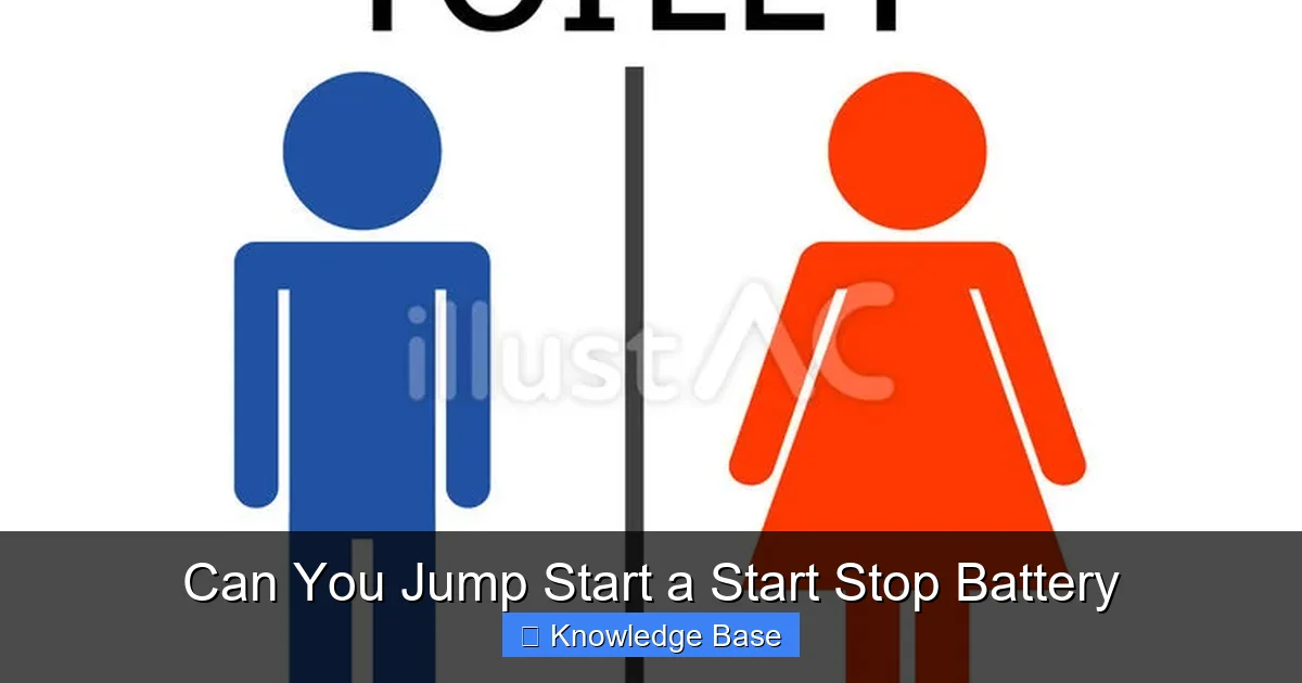 Can You Jump Start a Start Stop Battery