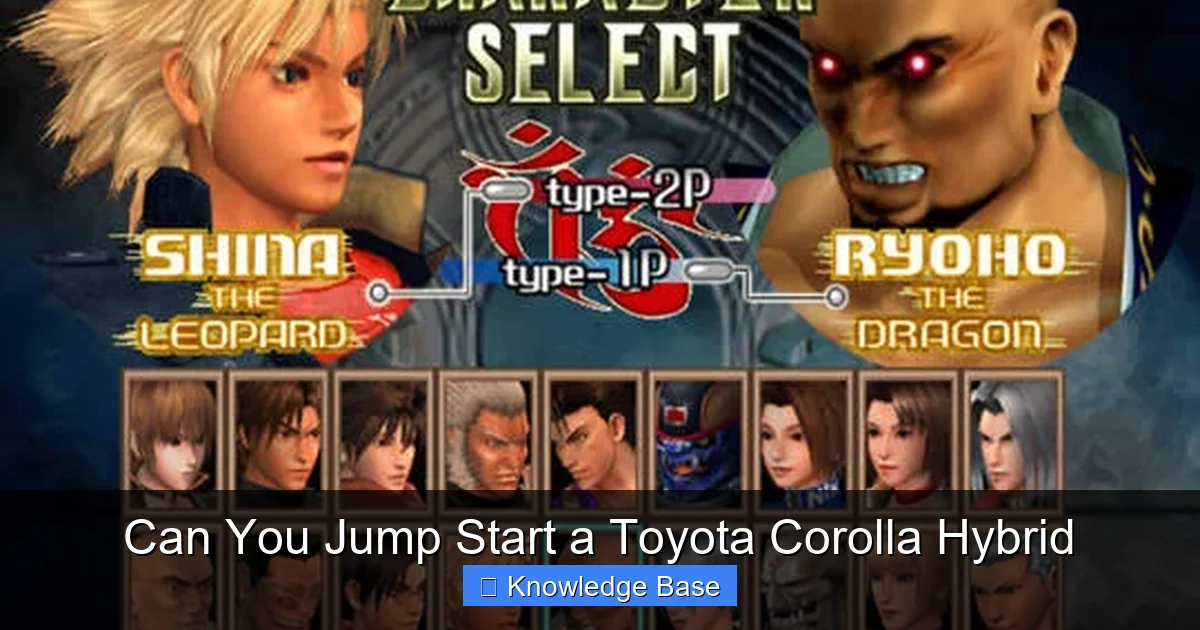 Can You Jump Start a Toyota Corolla Hybrid