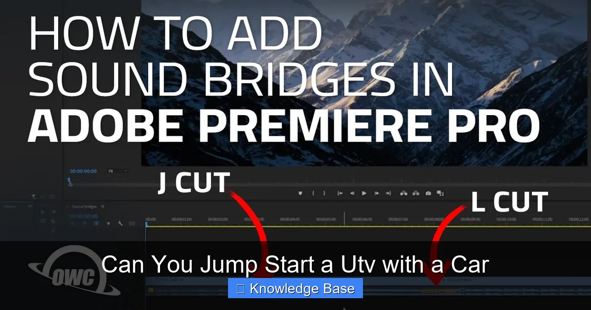 Can You Jump Start a Utv with a Car