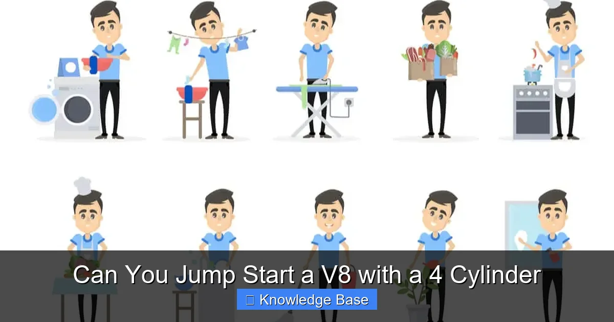 Can You Jump Start a V8 with a 4 Cylinder