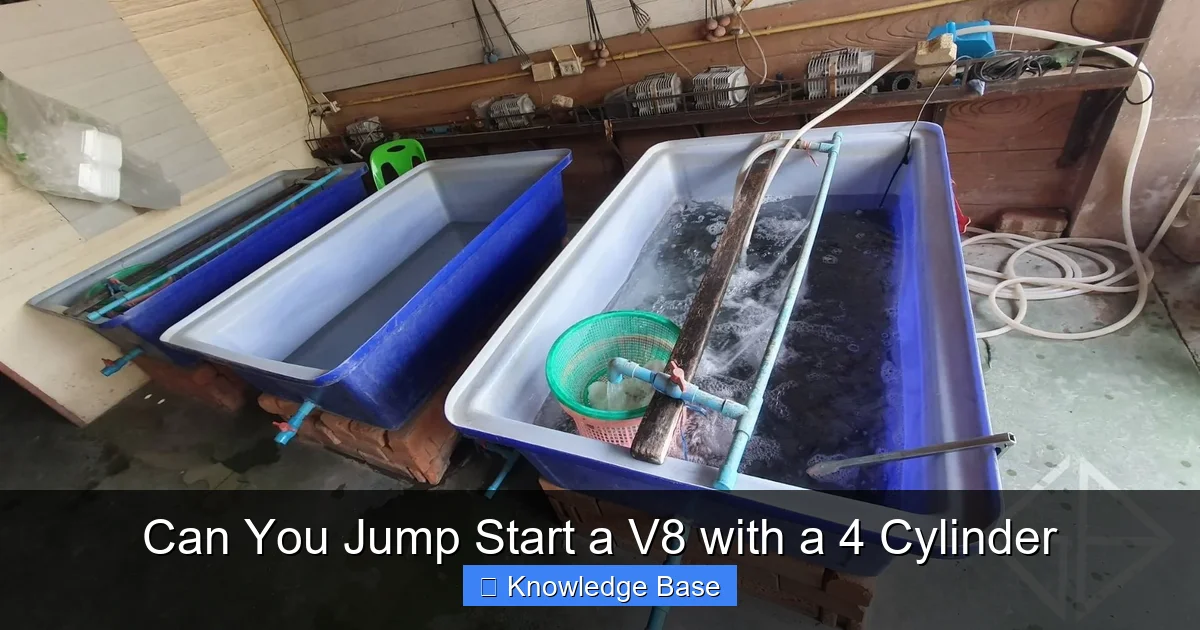 Can You Jump Start a V8 with a 4 Cylinder