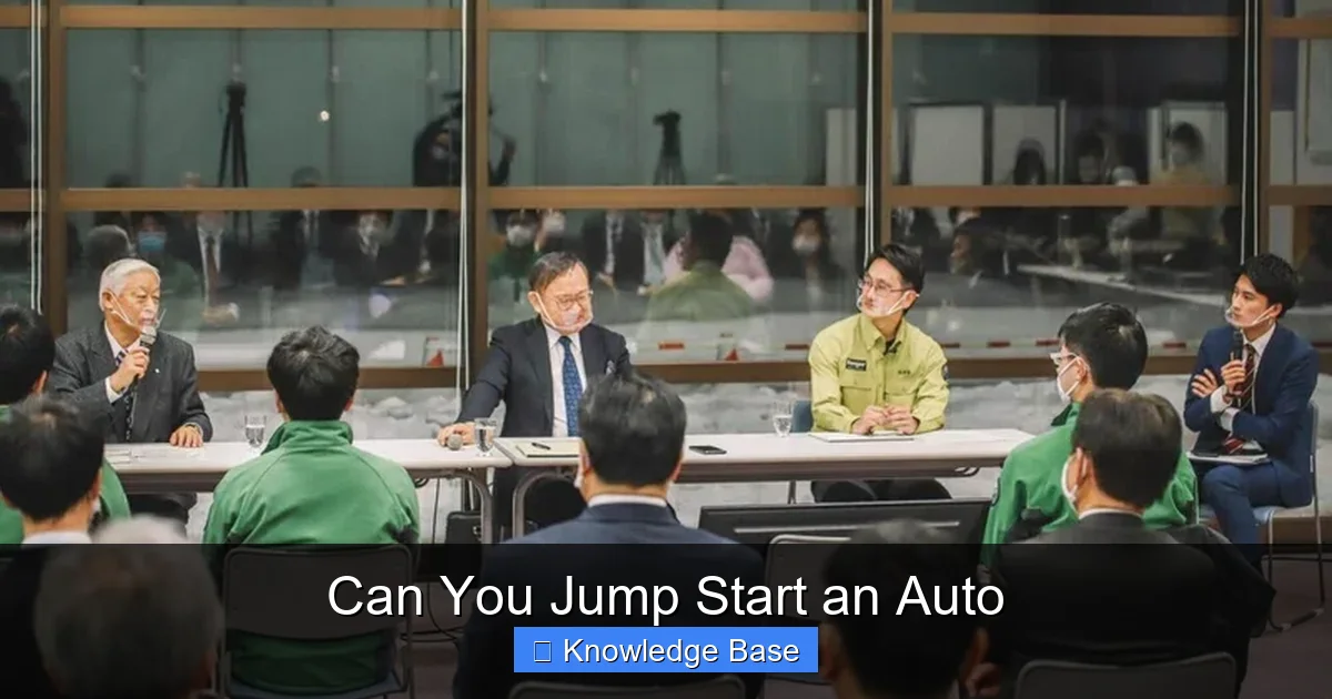 Can You Jump Start an Auto