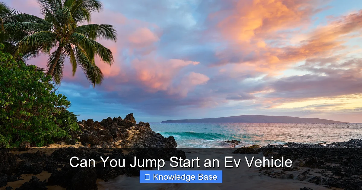 Can You Jump Start an Ev Vehicle