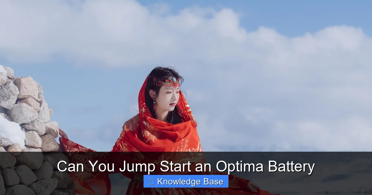 Can You Jump Start an Optima Battery