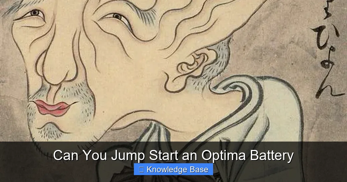 Can You Jump Start an Optima Battery