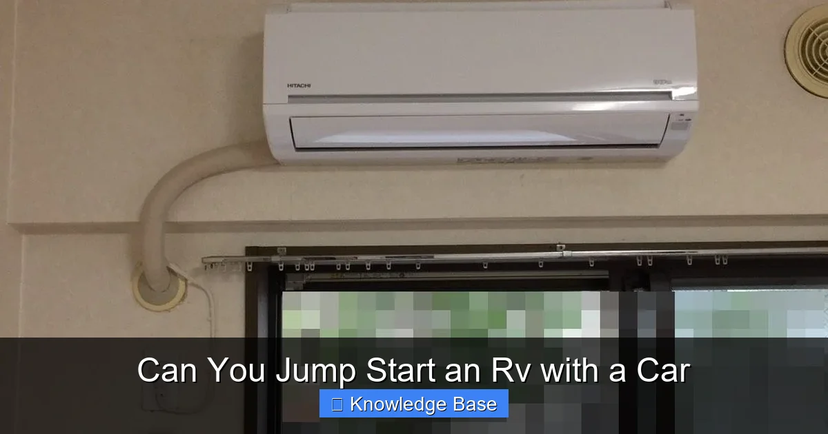 Can You Jump Start an Rv with a Car