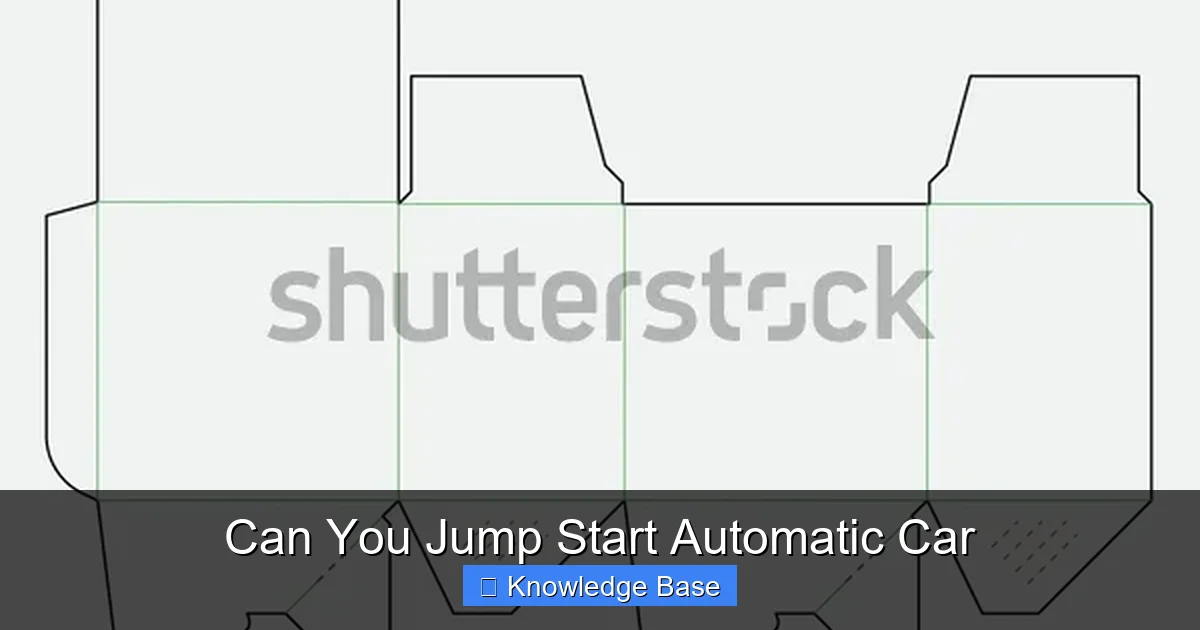 Can You Jump Start Automatic Car