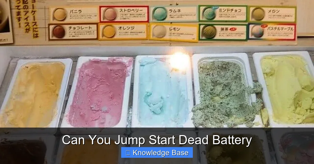 Can You Jump Start Dead Battery