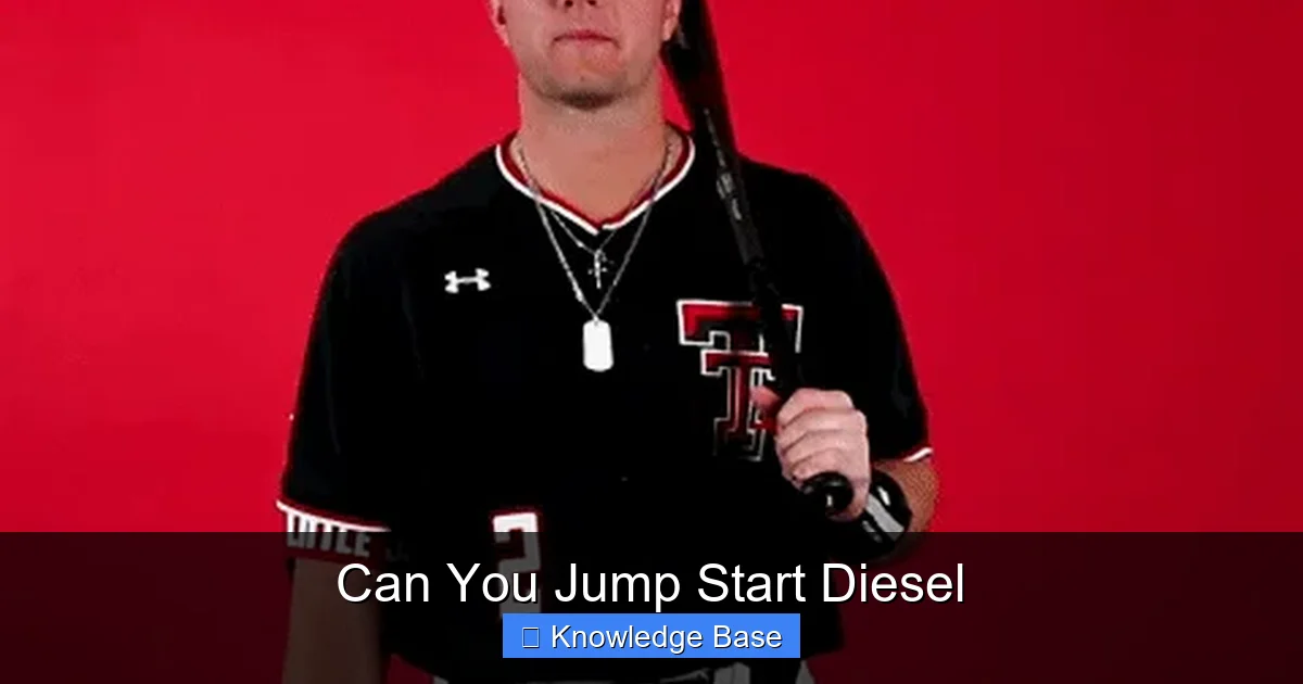 Can You Jump Start Diesel