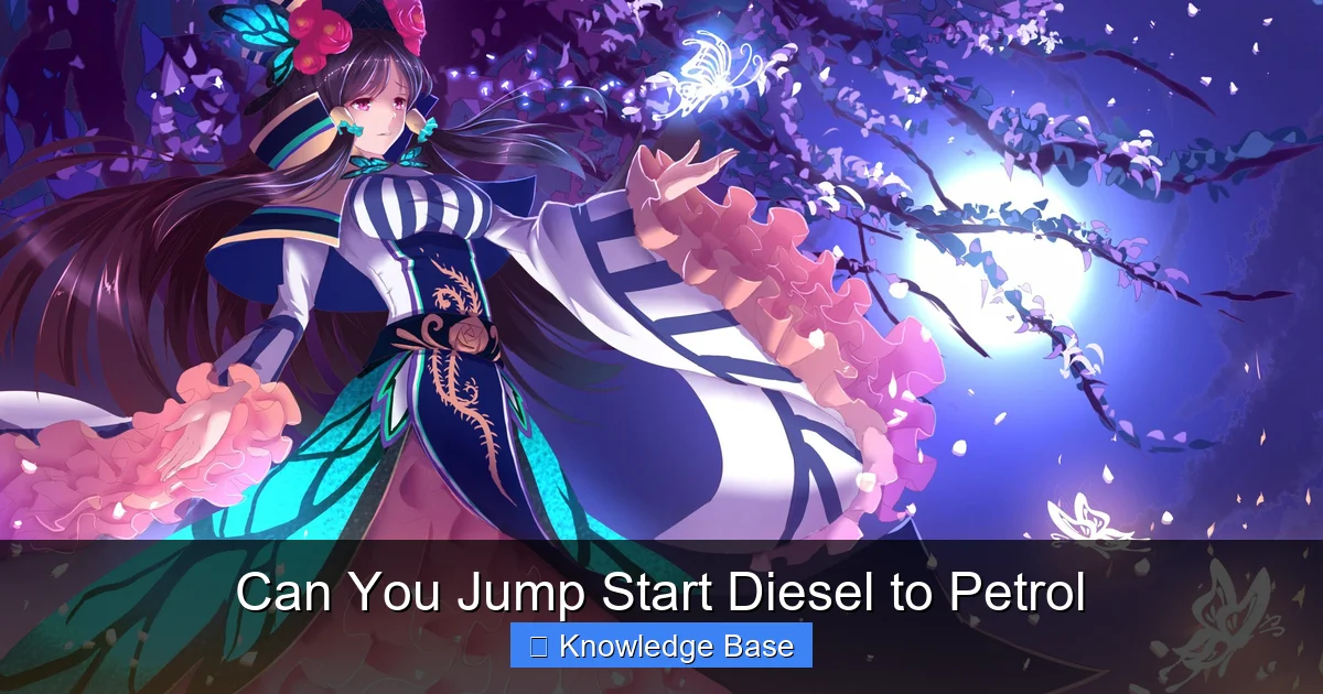 Can You Jump Start Diesel to Petrol