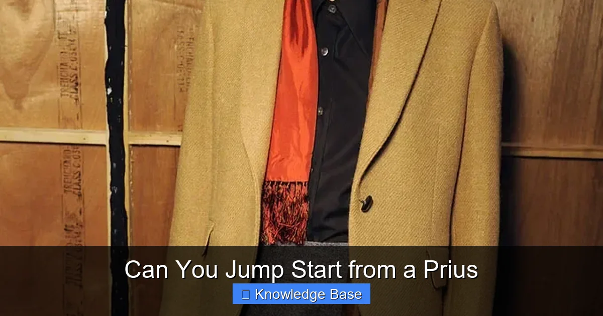 Can You Jump Start from a Prius